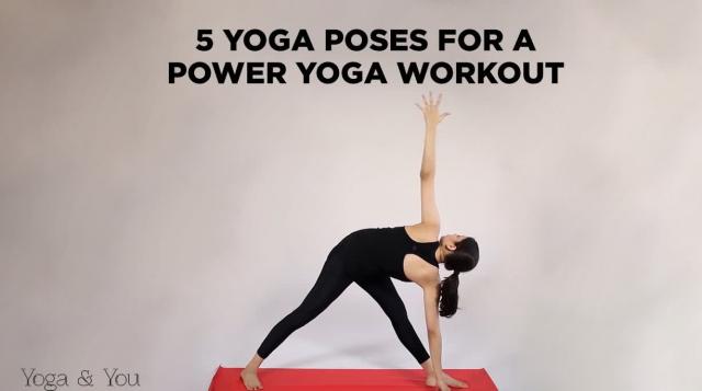 5 Yoga Poses for a Power Yoga Workout | Vinyasa Flow Sequence | Basic Asanas