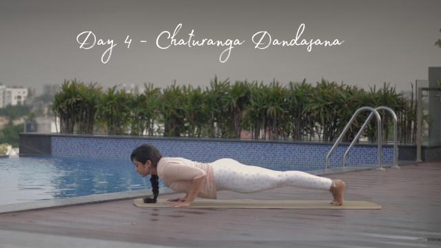 Day 4 - Chaturanga Dandasana | Fifteen days of Yoga for Beginners